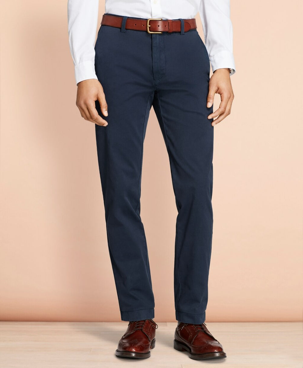 Brooks Brothers Men Garment-Dyed Chinos