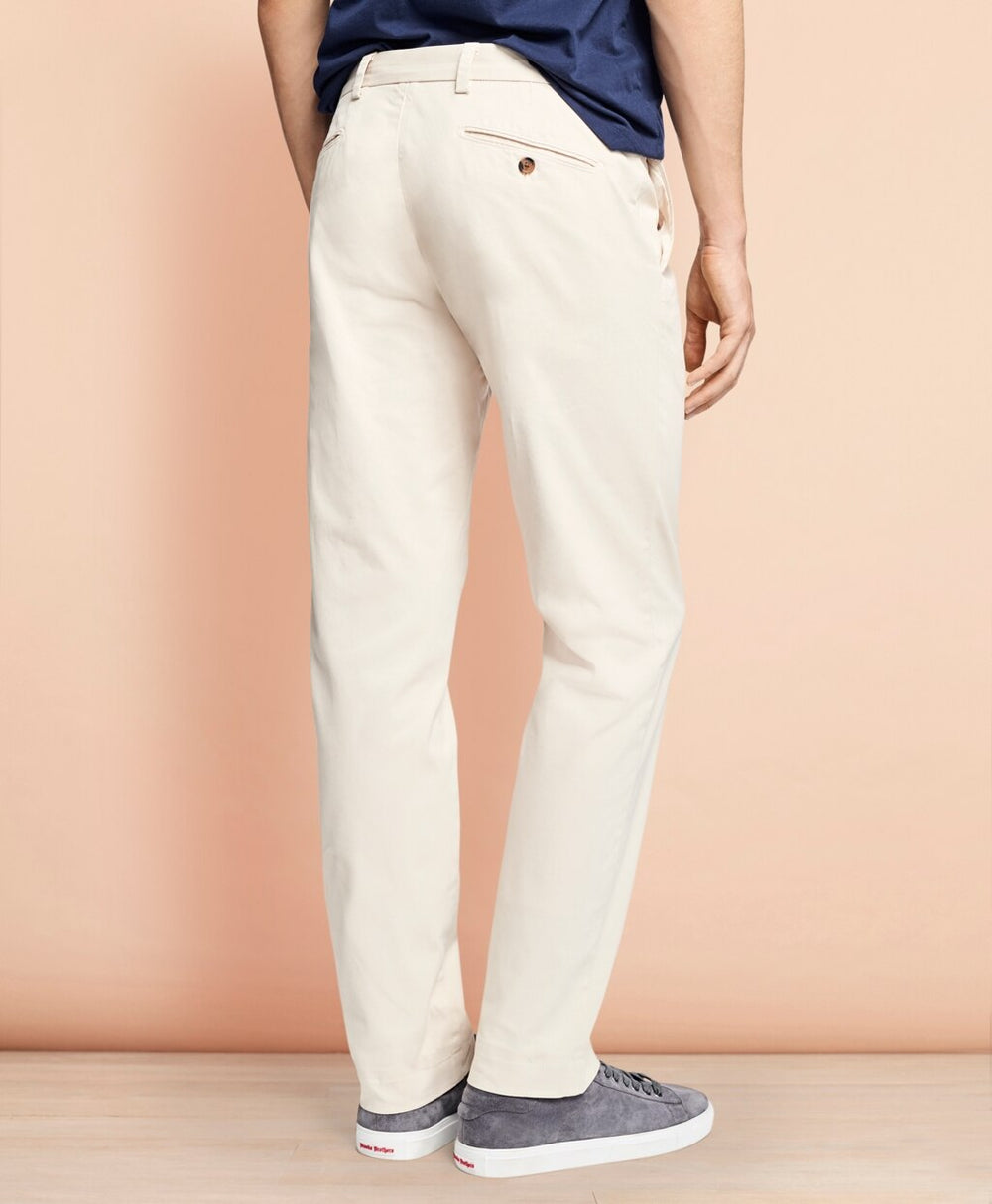 Brooks Brothers Men Garment-Dyed Stretch Chinos