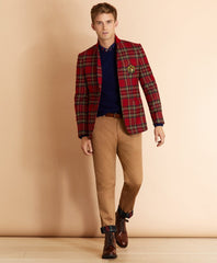 Brooks Brothers Men Flannel-Lined Chinos