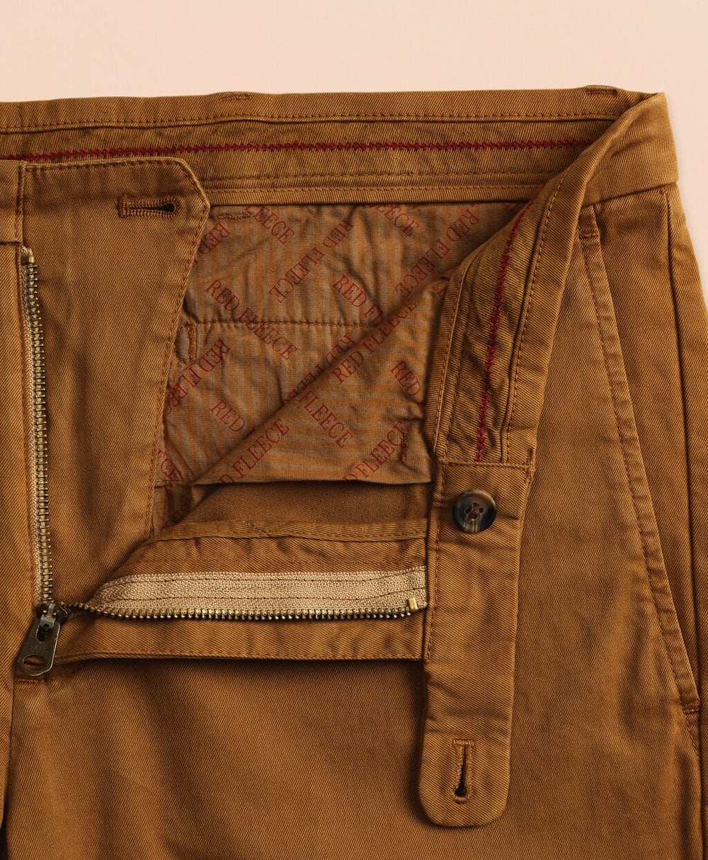 Brooks Brothers Men Slim-Fit Garment-Dyed Stretch Chinos