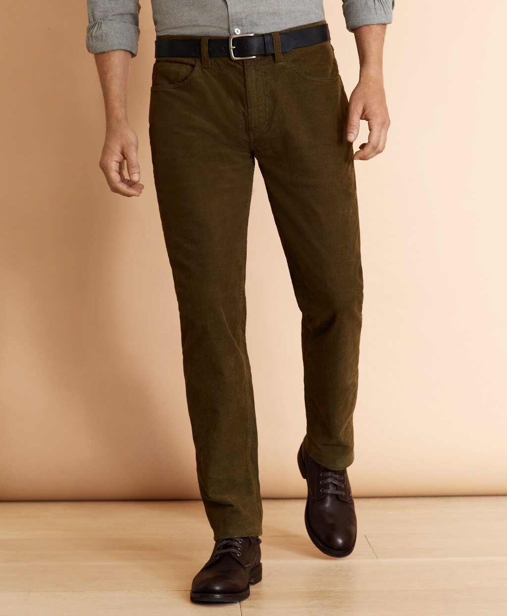 Brooks Brothers Men Five-Pocket Corduroy Pants