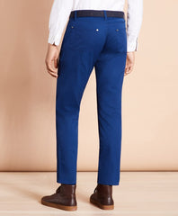 Brooks Brothers Men Five-Pocket Flannel-Lined Chinos