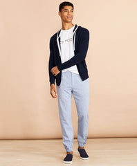 Brooks Brothers Men Cotton-Linen Chambray Joggers