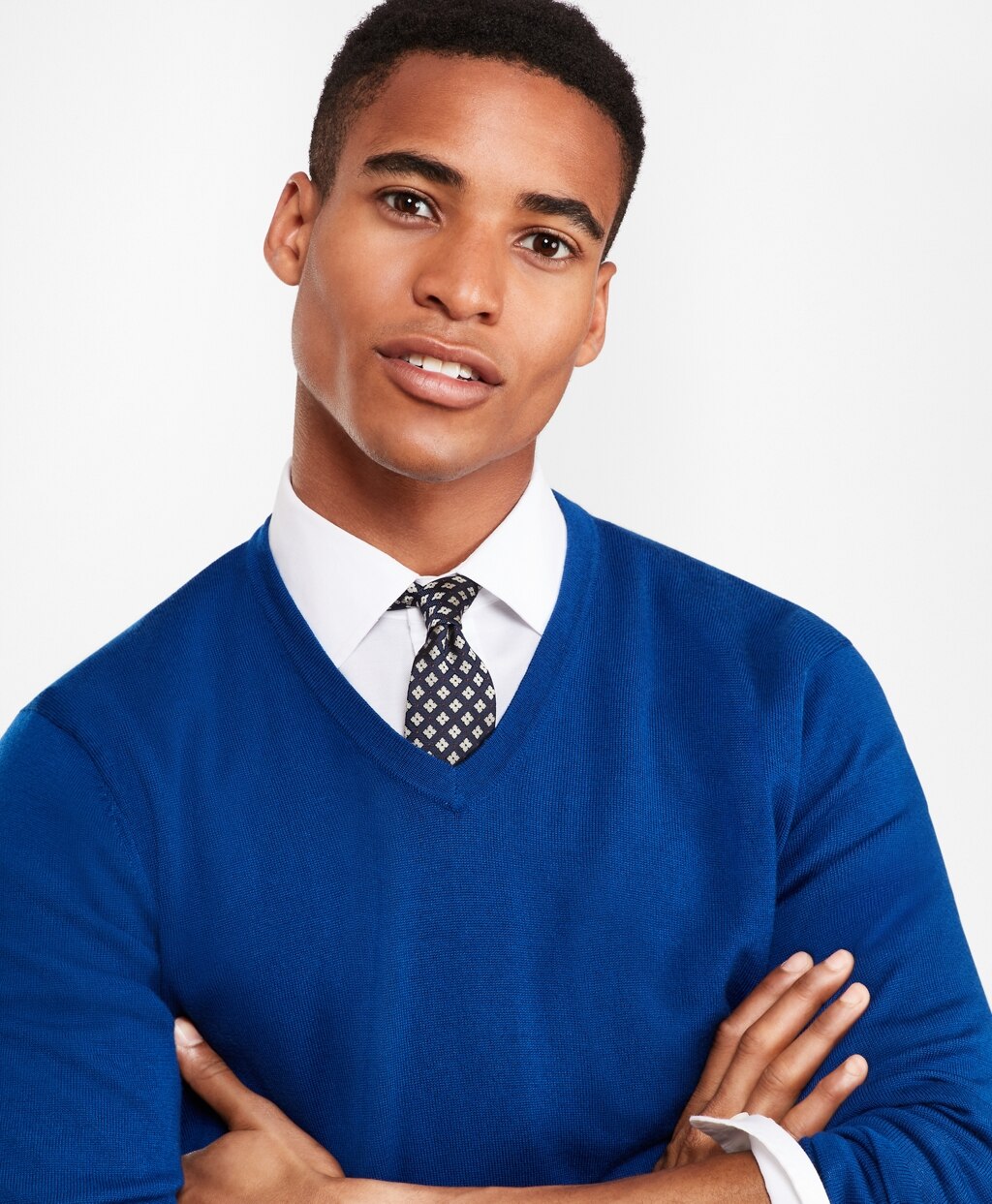 Brooks Brothers Men Merino Wool V-Neck Sweater