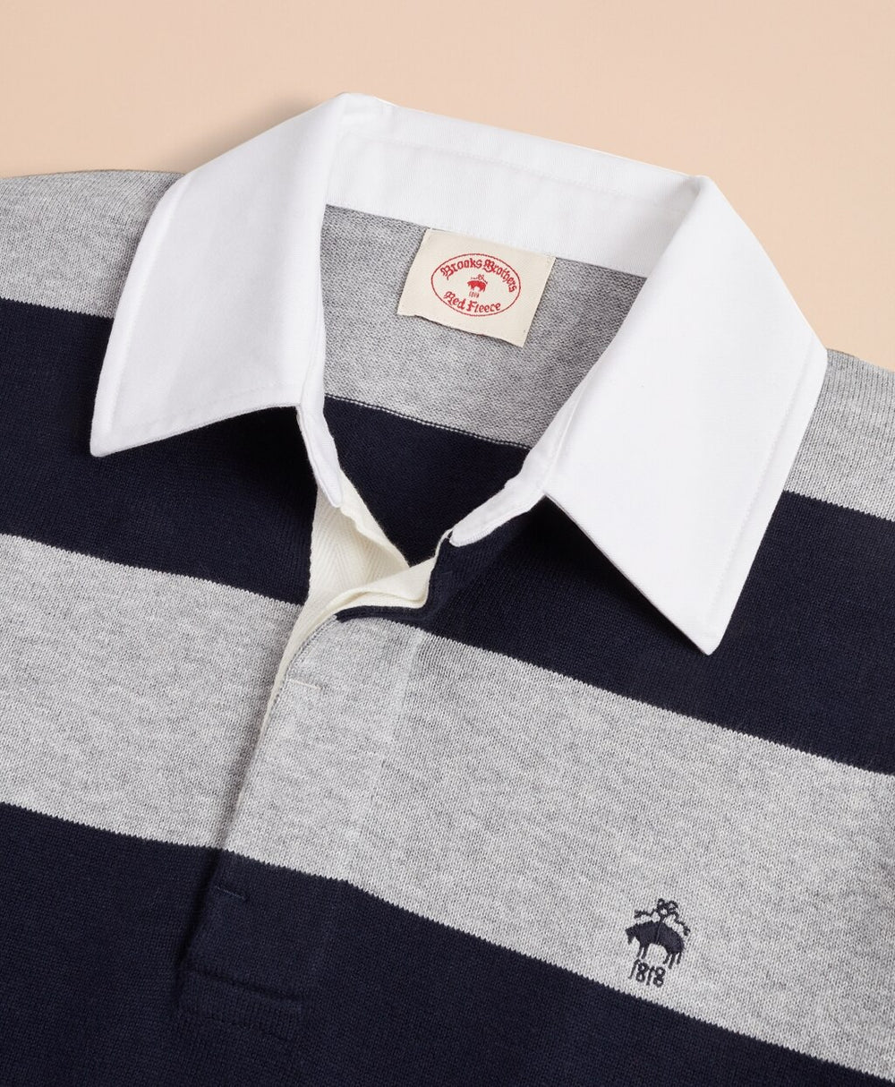 Brooks Brothers Men Cotton-Cashmere Rugby Sweater