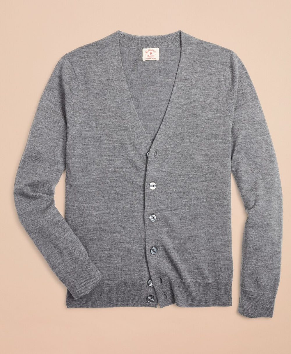 Brooks Brothers Men Merino Wool Cardigan