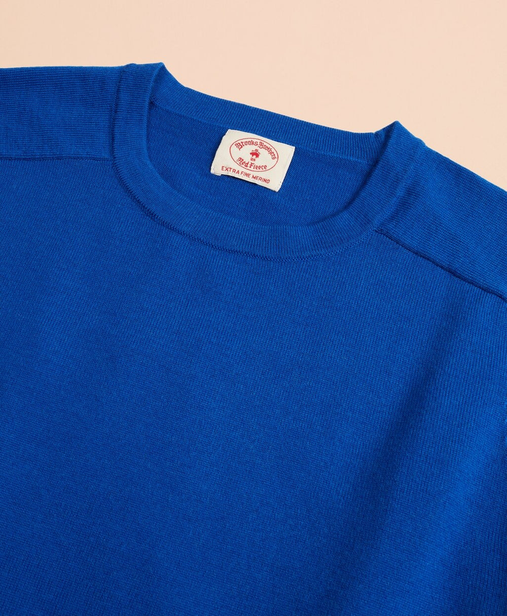 Brooks Brothers Men Merino Wool Crewneck Sweater