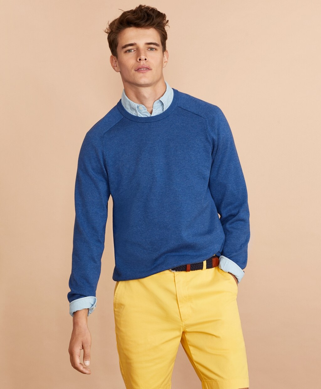 Brooks Brothers Men Performance Series COOLMAX® Crewneck Sweater