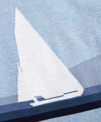 Brooks Brothers Men Cotton Sailboat Intarsia Sweater