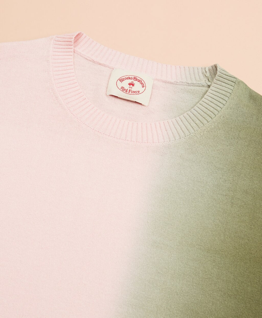 Brooks Brothers Men Cotton Ombre Crewneck Sweater