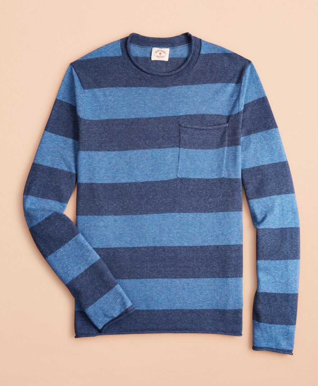 Brooks Brothers Men Striped Cotton Sweater