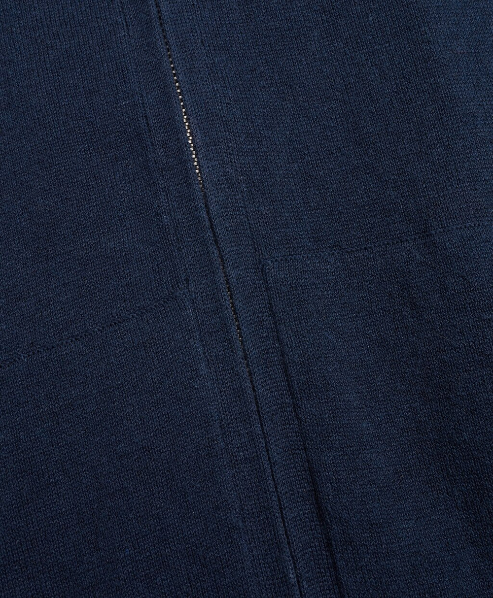 Brooks Brothers Men Contrast Zip-Up Hoodie