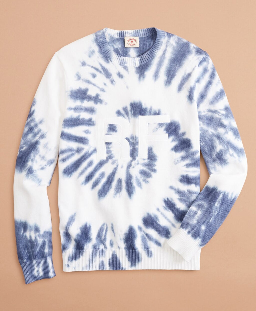 Brooks Brothers Men Graphic Tie-Dyed Cotton Sweater