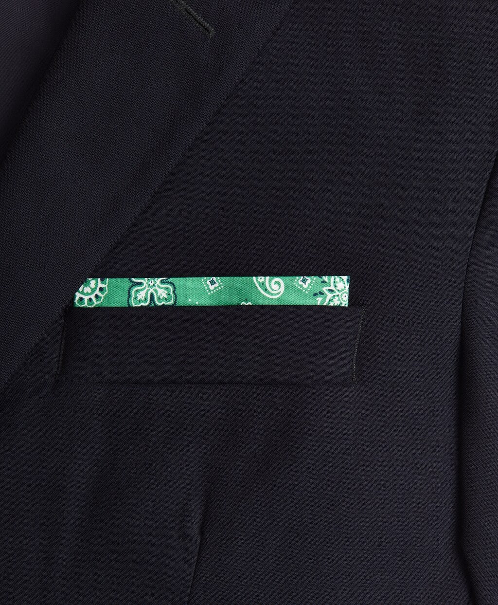 Brooks Brothers Men Paisley Cotton Pocket Square
