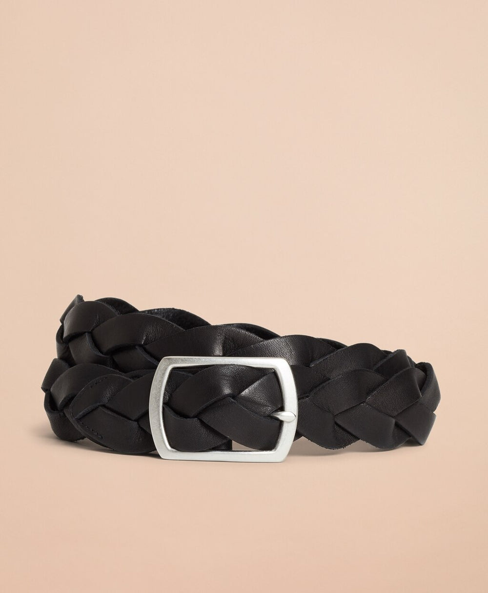 Brooks Brothers Men Braided Leather Belt