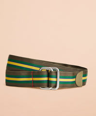 Brooks Brothers Men Striped Ribbon Belt