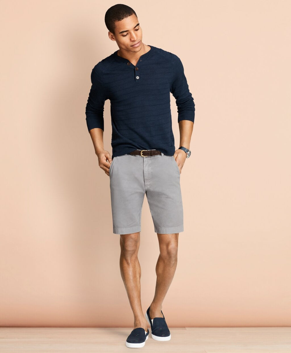 Brooks Brothers Men Stretch Cotton Twill Shorts