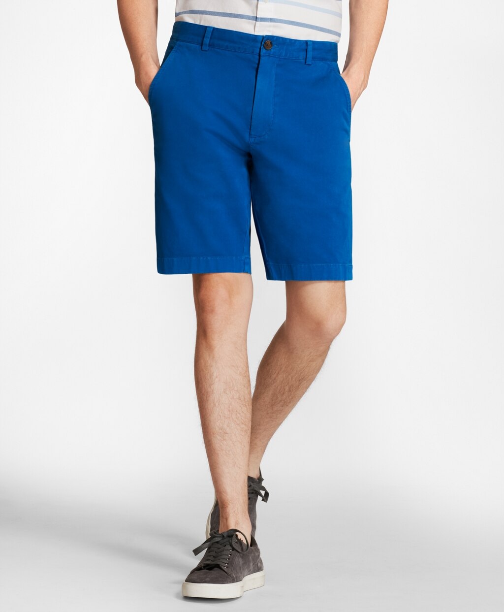 Brooks Brothers Men Stretch Cotton Twill Shorts