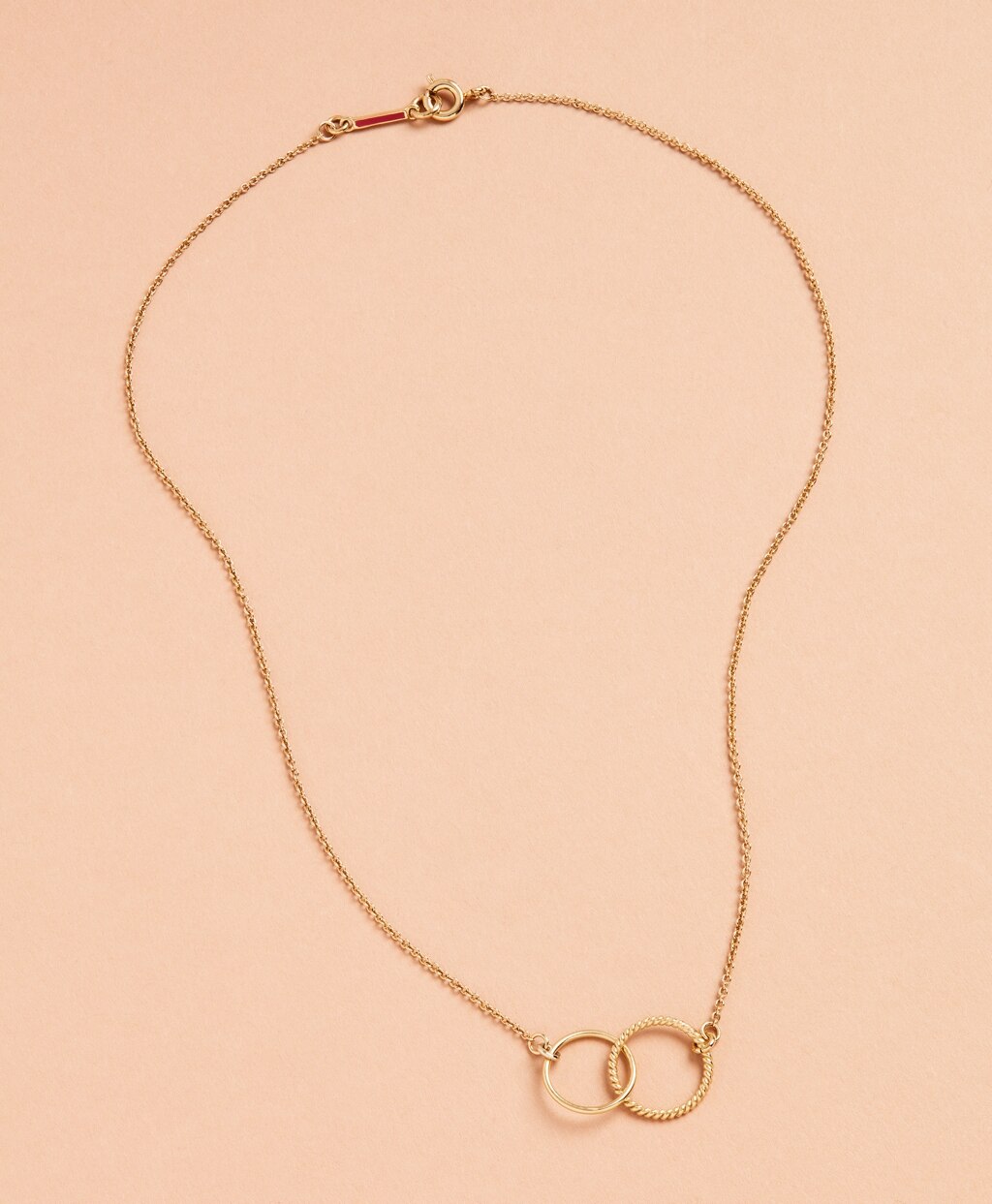 Brooks Brothers Women Demi Fine Interlocking Ring Necklace