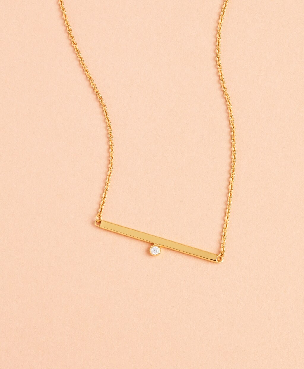 Brooks Brothers Women Demi Fine Bar Necklace