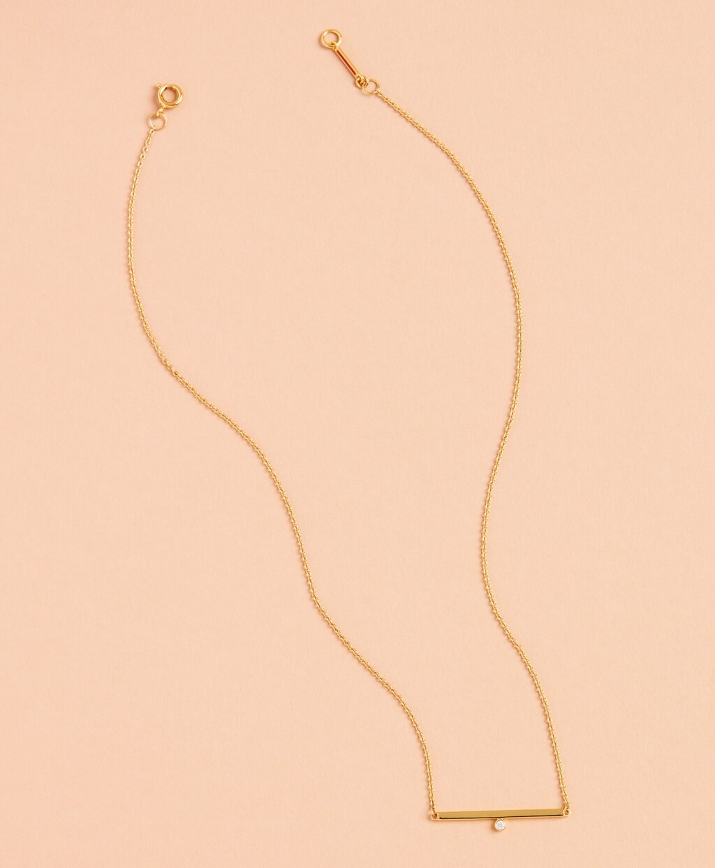 Brooks Brothers Women Demi Fine Bar Necklace