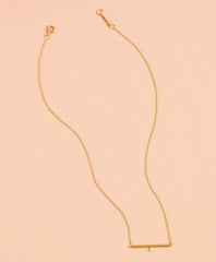 Brooks Brothers Women Demi Fine Bar Necklace