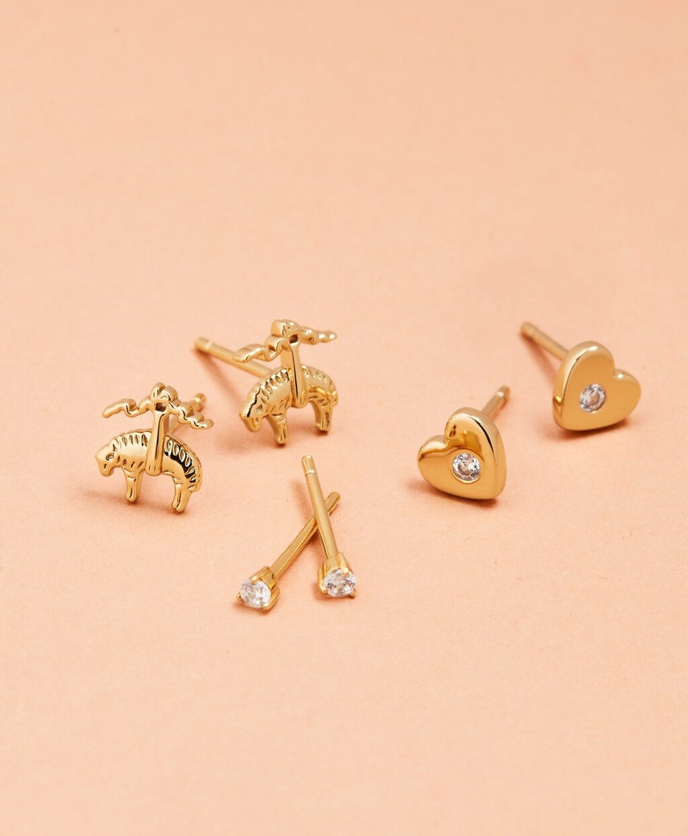 Brooks Brothers Women Love, Brooks Demi Fine Stud Earrings - Set of Three