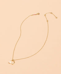 Brooks Brothers Women Demi-Fine Freshwater Pearl & Crystal Necklace