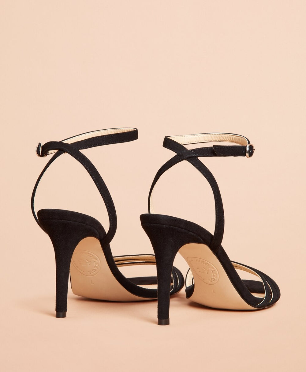 Brooks Brothers Women Suede Stiletto Sandals