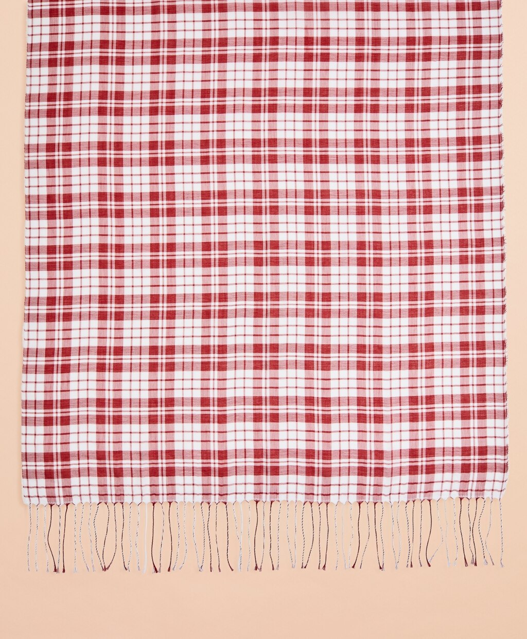 Brooks Brothers Women Plaid Cotton Scarf