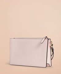 Brooks Brothers Women Saffiano Leather Wristlet Clutch