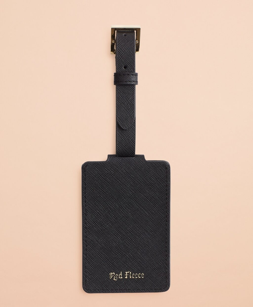 Brooks Brothers Women Saffiano Leather Luggage Tag