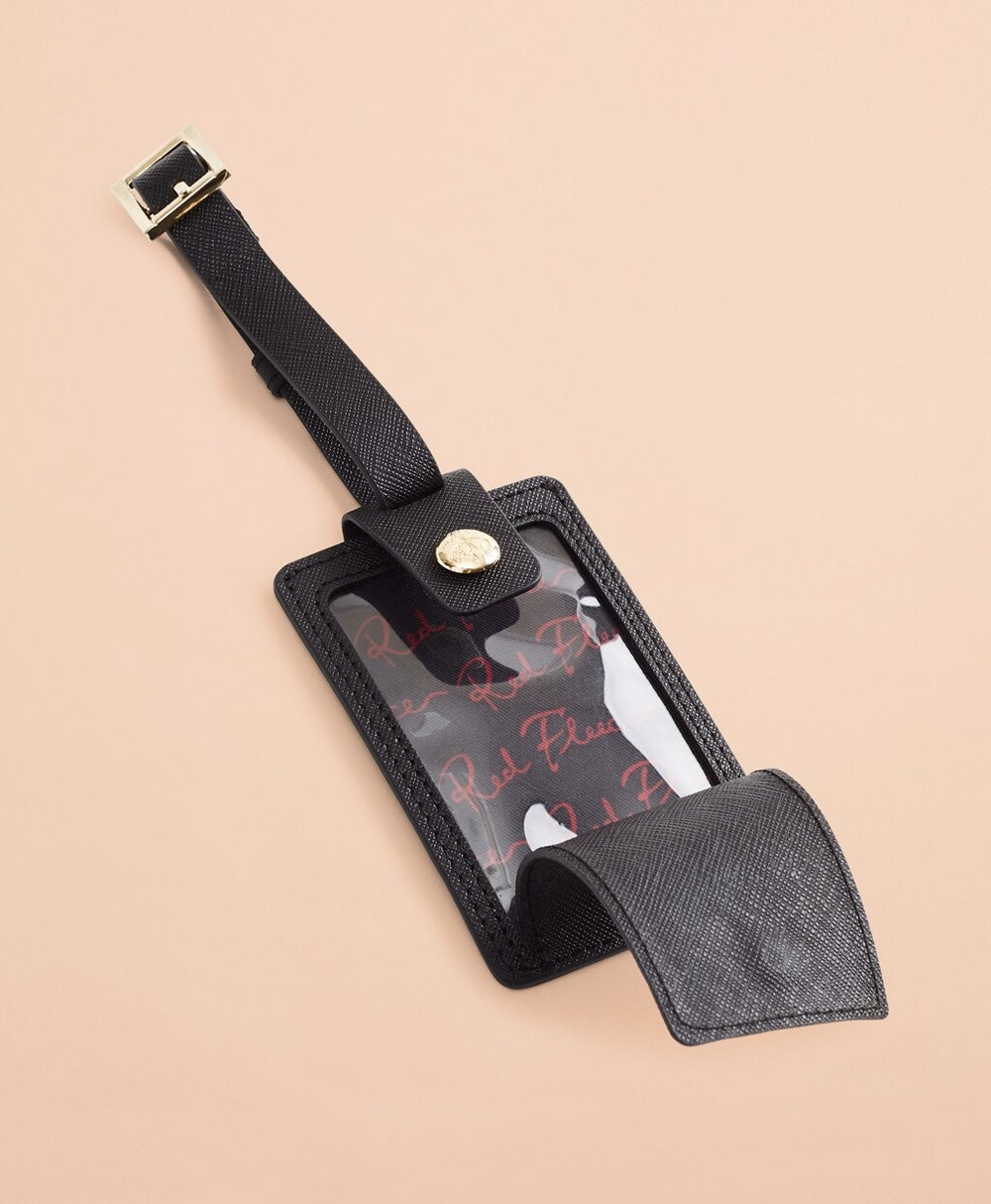 Brooks Brothers Women Saffiano Leather Luggage Tag