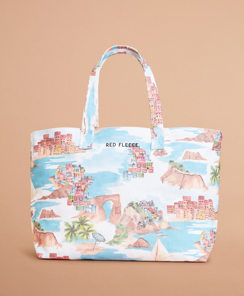 Brooks Brothers Women Tropical-Print Canvas Tote Bag