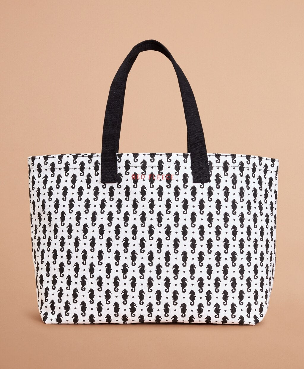 Brooks Brothers Women Seahorse-Print Canvas Tote Bag