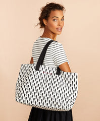 Brooks Brothers Women Seahorse-Print Canvas Tote Bag