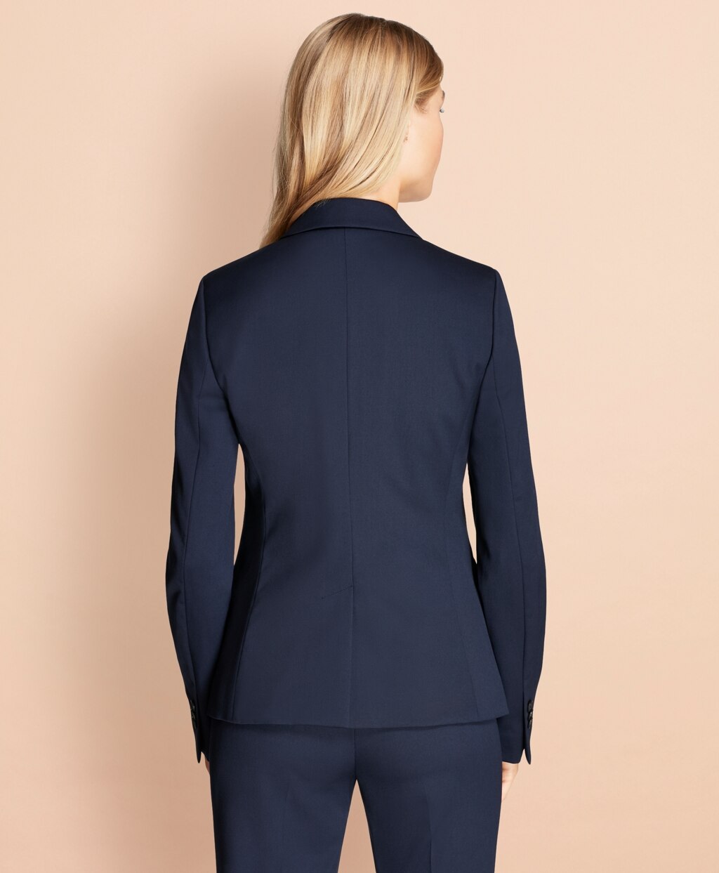 Brooks Brothers Women Stretch Wool Two-Button Jacket