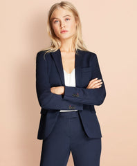 Brooks Brothers Women Stretch Wool Two-Button Jacket