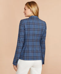 Brooks Brothers Women Tartan Wool Jacket