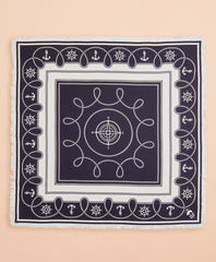 Brooks Brothers Women Nautical-Print Silk Square Scarf
