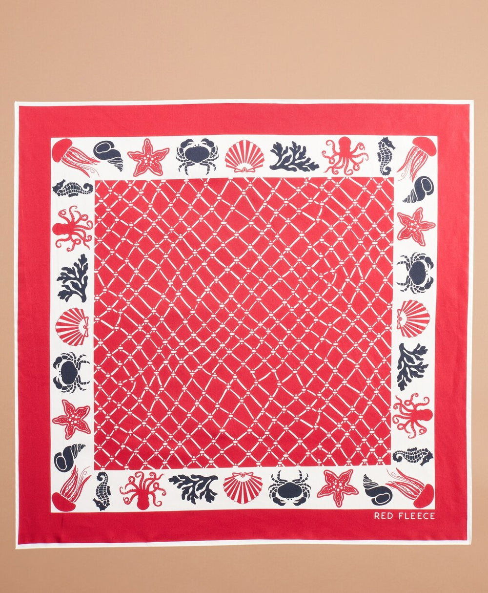 Brooks Brothers Women Nautical-Print Silk Square Scarf