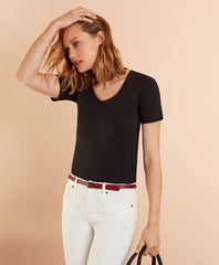 Brooks Brothers Women Scoop-Neck T-Shirt