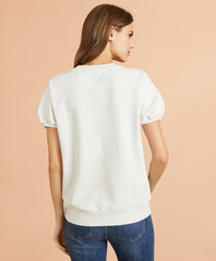 Brooks Brothers Women Beach Graphic French Terry Top