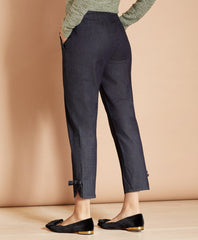 Brooks Brothers Women Stretch Cotton Denim Slim-Fit Pants