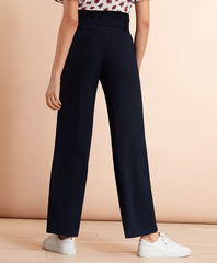 Brooks Brothers Women Crepe High-Rise Wide-Leg Pants