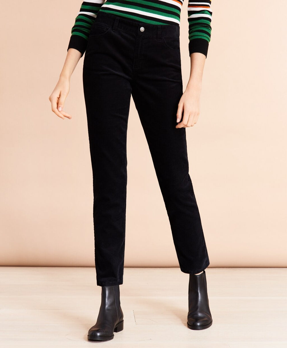 Brooks Brothers Women Stretch Corduroy Five-Pocket Pants