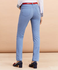 Brooks Brothers Women Stretch Cotton Sateen Five-Pocket Pants