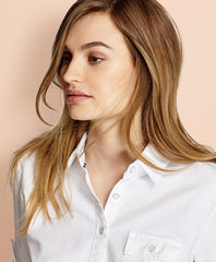 Brooks Brothers Women Dobby-Dot Cotton Oxford Shirt