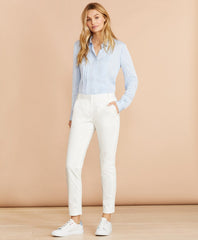 Brooks Brothers Women Pintucked Crepe Blouse