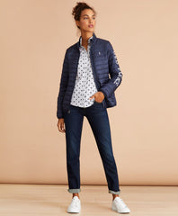 Brooks Brothers Women Logo-Graphic Puffer Jacket